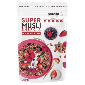Purella Superfoods Super Musli Energia, 200 g - zdjęcie produktu