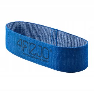 4Fizjo Flex Band, taśma do ćwiczeń, materiałowa, niebieska, opór mocny 10-15 kg - zdjęcie produktu
