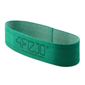 4Fizjo Flex Band, taśma do ćwiczeń, materiałowa, zielona, opór średni, 5-10 kg - zdjęcie produktu