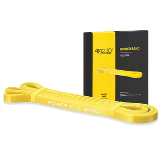4Fizjo Power Band, guma oporowa do ćwiczeń, żółta, 1-5 kg - zdjęcie produktu