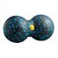 4Fizjo, piłka do masażu EEP, podwójna, czarno-niebieska, 8 cm - miniaturka  zdjęcia produktu
