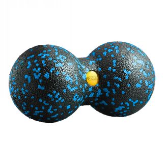 4Fizjo, piłka do masażu EEP, podwójna, czarno-niebieska, 8 cm - zdjęcie produktu