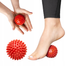 4Fizjo, piłka do masażu z kolcami, czerwona, 7 cm - miniaturka 2 zdjęcia produktu