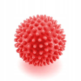 4Fizjo, piłka do masażu z kolcami, czerwona, 7 cm - zdjęcie produktu