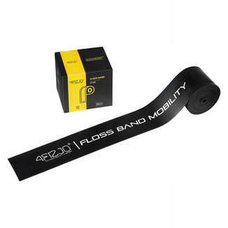 4Fizjo Floss Band, taśma rehabilitacyjna, czarna, 1,5 mm - zdjęcie produktu