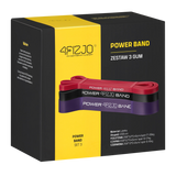 4Fizjo Power Band, zestaw gum oporowych do ćwiczeń, 3 sztuki - miniaturka zdjęcia produktu