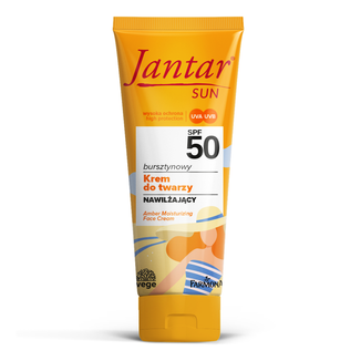 Farmona Jantar Sun, bursztynowy krem do twarzy, nawilżający, SPF 50, 50ml - zdjęcie produktu
