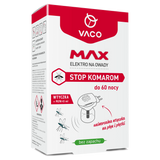 Vaco Max Elektro na Owady, wtyczka + płyn przeciw komarom, 45 ml - miniaturka zdjęcia produktu