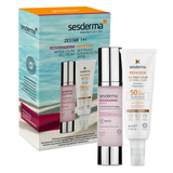 Zestaw Sesderma Resveraderm Antiox, krem-żel do twarzy, 50 ml + Repaskin Silk Touch Color, krem przeciwsłoneczny do twarzy, koloryzujący, SPF 50, 50 ml - miniaturka zdjęcia produktu