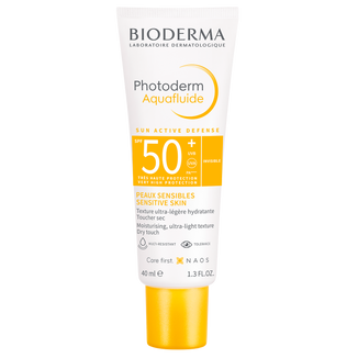 Bioderma Photoderm Aquafluide, ultralekki fluid przeciwsłoneczny do skóry normalnej, bezbarwny, SPF 50+, 40 ml - zdjęcie produktu