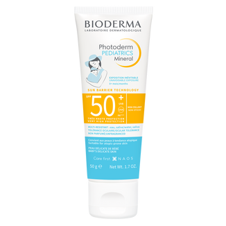 Bioderma Photoderm Pediatrics, fluid mineralny dla dzieci, do skóry wrażliwej i alergicznej, SPF 50+, od urodzenia, 50 g - zdjęcie produktu