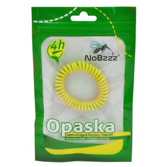NoBzz NB04, opaska odstraszająca komary i meszki, bransoletka, 1 sztuka - zdjęcie produktu