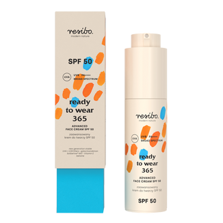 Resibo Ready To Wear 365, zaawansowany krem do twarzy, SPF 50, 50 ml KRÓTKA DATA Resibo Ready To Wear 365, zaawansowany krem do twarzy, SPF 50, 50 ml KRÓTKA DATA - zdjęcie produktu