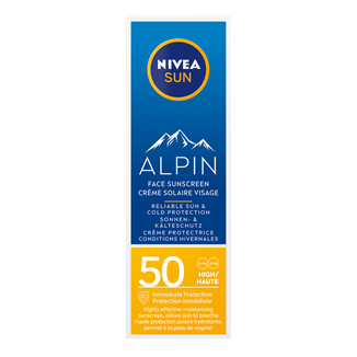 Nivea Sun Alpin, krem do opalania twarzy, SPF 50, 50 ml - zdjęcie produktu