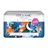 Cleanic Soft, podpaski higieniczne, ze skrzydełkami, Night 8 sztuk - miniaturka zdjęcia produktu
