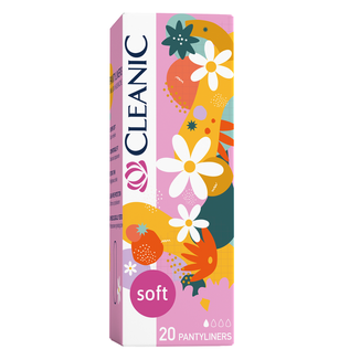Cleanic Soft, wkładki higieniczne, 20 sztuk - zdjęcie produktu