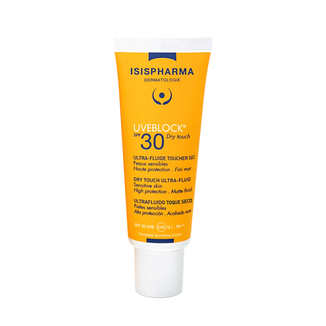 IsisPharma Uveblock Dry Touch, ochronny ultra lekki fluid, SPF 30, 40 ml - zdjęcie produktu