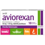 Aviorexan 50 mg + 50 mg, 10 tabletek powlekanych Aviorexan 50 mg + 50 mg, 10 tabletek powlekanych - miniaturka zdjęcia produktu