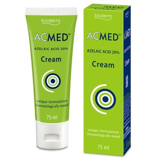 Acmed Krem, krem do skóry tłustej, z niedoskonałościami, kwas azelainowy 20%, 75 ml - zdjęcie produktu