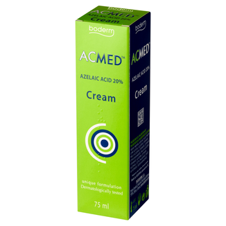 Acmed Krem, krem do skóry tłustej, z niedoskonałościami, kwas azelainowy 20%, 75 ml - zdjęcie produktu