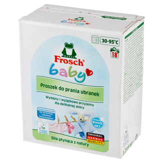 Frosch Baby, proszek do prania ubranek dziecięcych, 1210 g - zdjęcie produktu