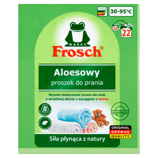 Frosch, proszek do prania tkanin, aloesowy, 1,45 kg Frosch, proszek do prania tkanin, aloesowy, 1,45 kg - zdjęcie produktu