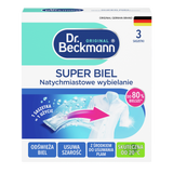 Dr. Beckmann Super Biel, intensywne wybielanie tkanin, proszek, 3 x 40 g USZKODZONE OPAKOWANIE Dr. Beckmann Super Biel, intensywne wybielanie tkanin, proszek, 3 x 40 g USZKODZONE OPAKOWANIE - miniaturka zdjęcia produktu