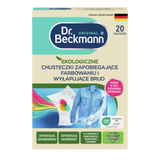 Dr. Beckmann, ekologiczne chusteczki wyłapujące kolor i wspomagające usuwanie brudu, 20 sztuk - miniaturka zdjęcia produktu