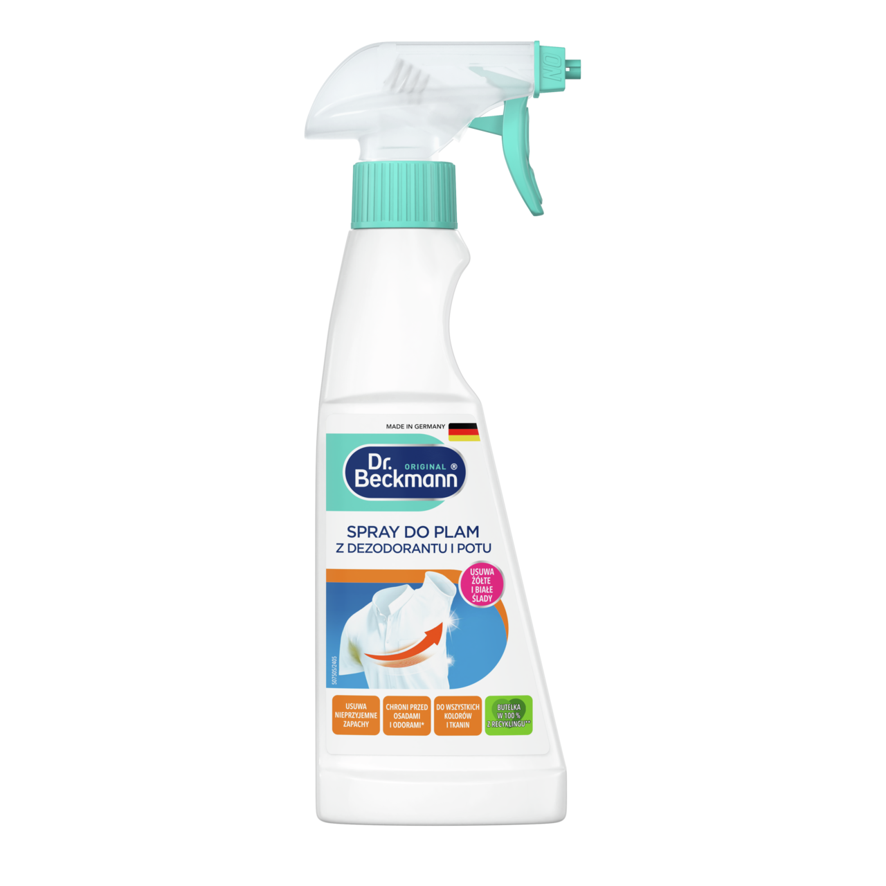 Dr.Beckmann Dr. Beckmann, spray do plam z dezodorantu i potu, 250 ml
