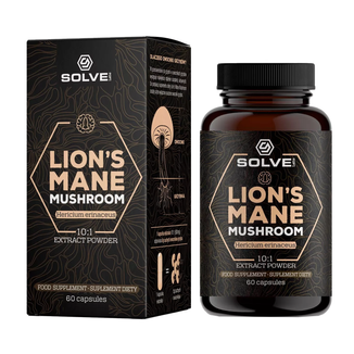 Solve Labs Lion's Mane Mushroom, 60 kapsułek - zdjęcie produktu
