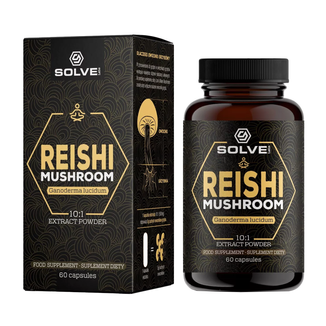Solve Labs Reishi Mushroom, 60 kapsułek - zdjęcie produktu