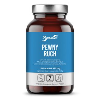 Panaseus Pewny Ruch, 50 kapsułek KRÓTKA DATA - zdjęcie produktu