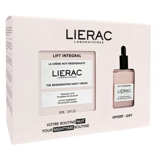 Zestaw Lierac Lift Integral, krem liftingujący, na noc, 50 ml + serum, 15 ml w prezencie - zdjęcie produktu