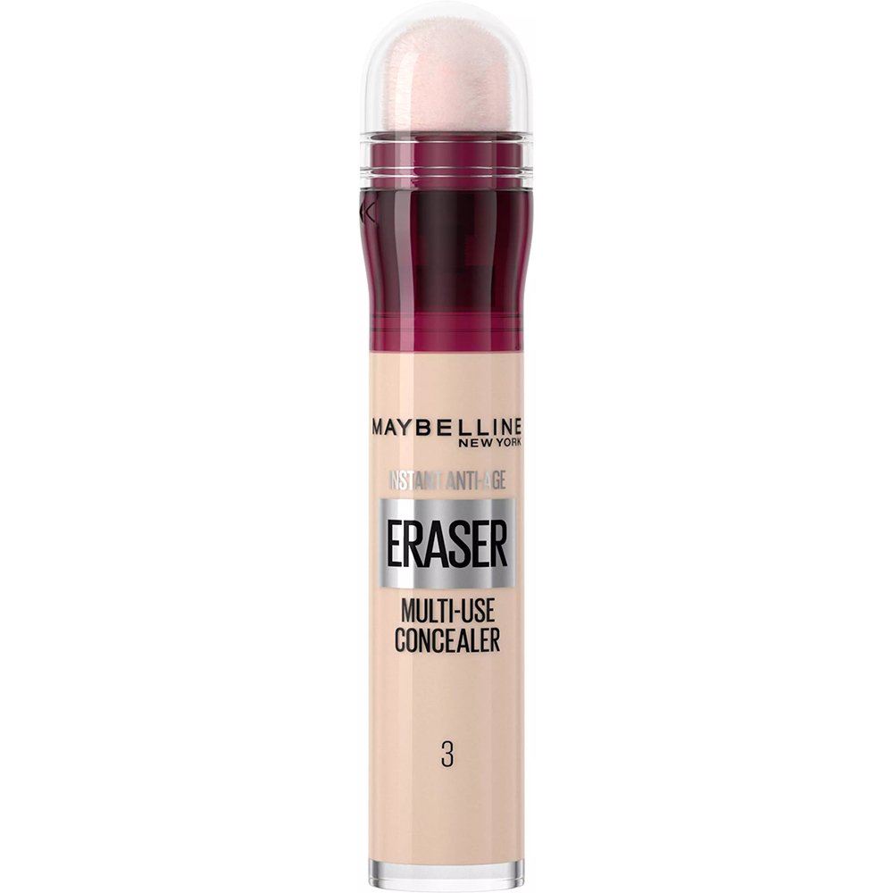 Maybelline Maybelline Instant Eraser, multifunkcyjny korektor do twarzy, 03 Fair, 6,8 ml