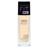 Maybelline Fit Me! Luminous and Smooth, podkład rozświetlający, nr 110 Porcelain, 30 ml - miniaturka zdjęcia produktu