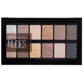 Maybelline The Nudes, paleta cieni do powiek, 12 kolorów, 9,6 g - zdjęcie produktu