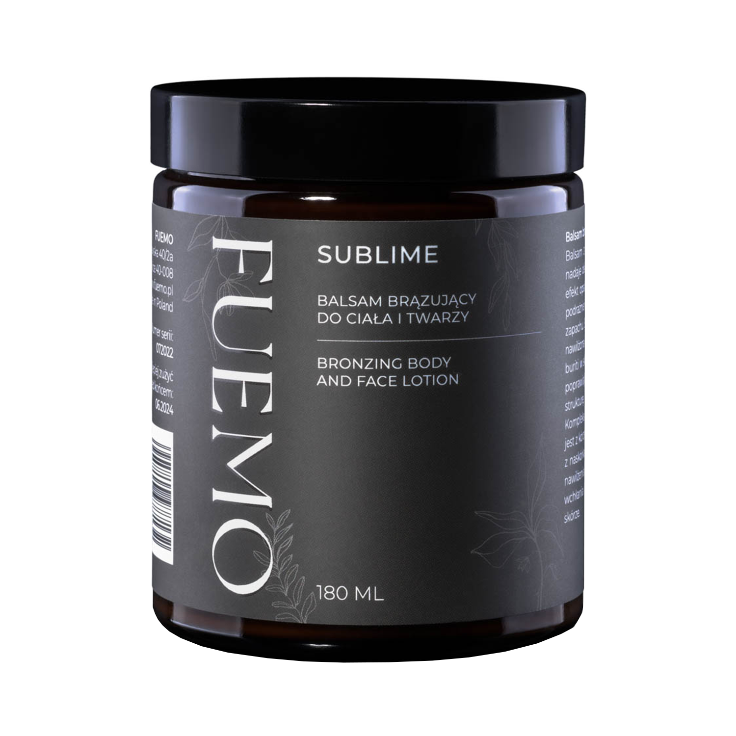 Nieznana Fuemo Sublime, balsam brązujący do ciała i twarzy, 180 ml