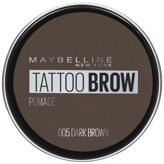 Maybelline Tattoo Brow, pomada do brwi, 05 Dark Brown, 3,5 ml - zdjęcie produktu