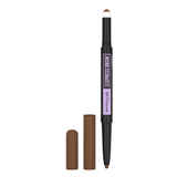 Maybelline Express Brow Satin Duo, dwustronna kredka do brwi, 02 Medium Brown, 1 sztuka - miniaturka zdjęcia produktu