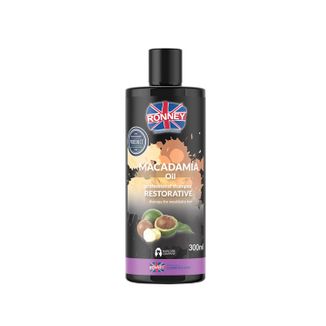 Ronney Macadamia Oil, szampon wzmacniający do włosów suchych i osłabionych, 300 ml - zdjęcie produktu