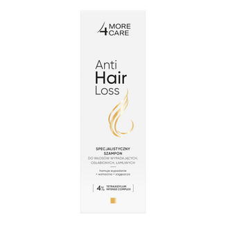 More 4 Care Anti Hair Loss, specjalistyczny szampon do włosów wypadających, osłabionych, łamliwych, 200 ml - zdjęcie produktu