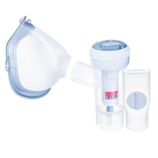Flaem RF9 4NEB, zestaw do nebulizacji dla dorosłych, z ustnikiem i dużą maską - zdjęcie produktu