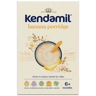Kendamil Kaszka ryżowa, banan, mleczna, po 6 miesiącu, 150 g - zdjęcie produktu