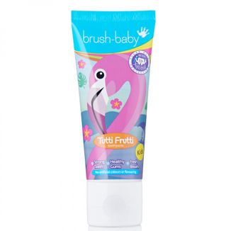 Brush-Baby, pasta do zębów dla dzieci 3-6 lat, tutti-frutti, z fluorem, 50 ml - zdjęcie produktu