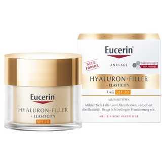 Eucerin Hyaluron Filler + Elasticity, ujędrniający krem przeciwzmarszczkowy na dzień z Thiamidolem, SPF 30, 50 ml - zdjęcie produktu