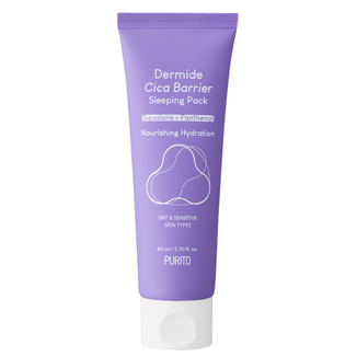 Purito Dermide Cica Barrier Sleeping Pack, regenerujący krem do twarzy na noc, 80 ml - zdjęcie produktu