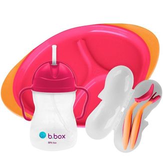 B.Box, zestaw do karmienia BLW, Strawberry Shake, od 6 miesiąca - zdjęcie produktu