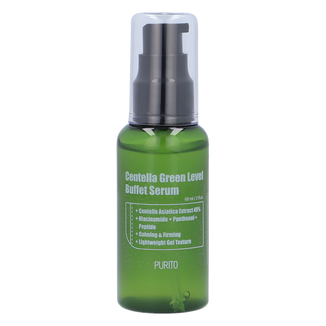 Purito Centella Green Level Buffet Serum, regenerujące serum do twarzy z ekstraktem z wąkroty azjatyckiej, 60 ml - zdjęcie produktu