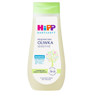 HiPP Babysanft Sensitive, oliwka pielęgnacyjna od 1 dnia życia, 200 ml - zdjęcie produktu