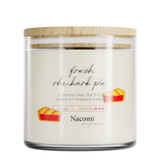 Nacomi Fragrances, świeca sojowa, zapachowa, Fresh rhubarb pie, 450 g - miniaturka zdjęcia produktu